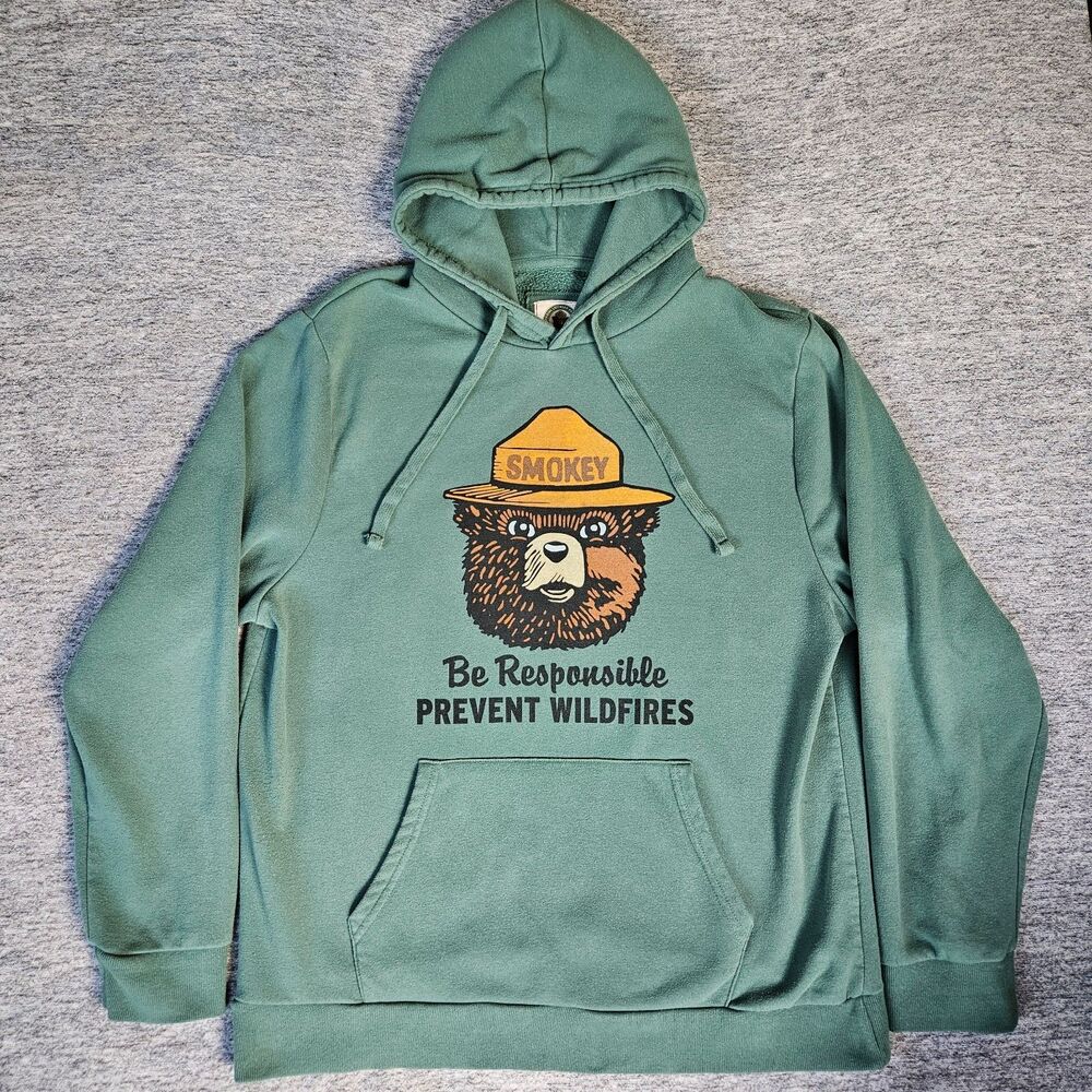 American Needle Smokey Bear Officially Licensed Crewneck Sweatshirt Mens Size XL